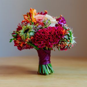 Buchet de mireasă în nuanțele toamnei