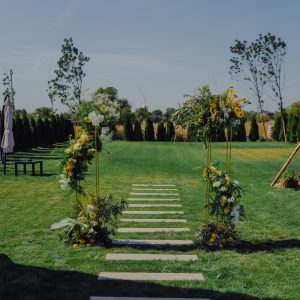 Instalație florală, tematică Mediteraneană